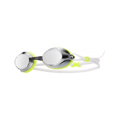 TYR Очки для плавания Velocity Mirrored Silver/White