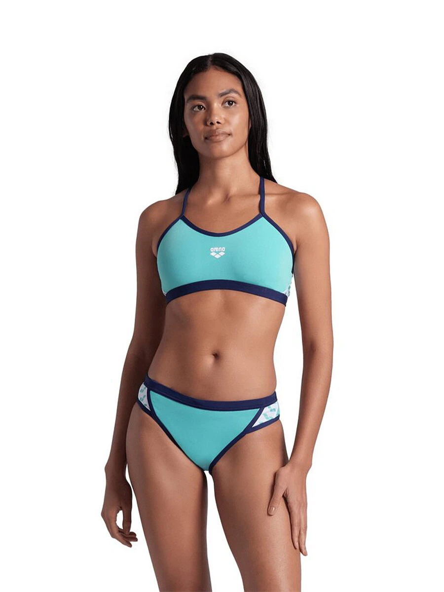 Arena Купальник спортивный ARENA ICONS BIKINI CROSS BACK SOLID water-navy