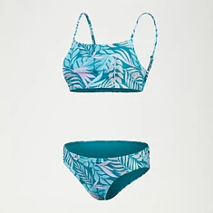 Speedo Раздельный купальник Printed Adjustable Thinstrap Bikini Blue/Pink