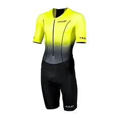 HUUB Стартовый костюм для триатлона мужской Commit Long Course Suit Fluo Yellow