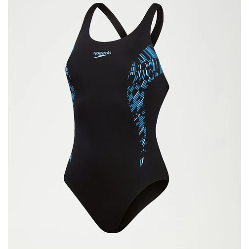 Speedo Купальник Placement Muscleback Swimsuit Navy/Blue