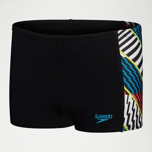 Speedo Плавки спортивные Boys Digital Panel Aquashort Black/Red/Blue