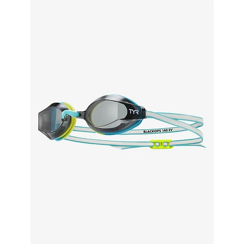 TYR Очки для плавания подростковые Youth Black Ops 140 EV Racing smoke/aqua