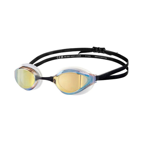 Arena Очки для плавания Python Mirrored gold-white-black