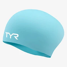 TYR Шапочка для длинных волос Long Hair Turquoise