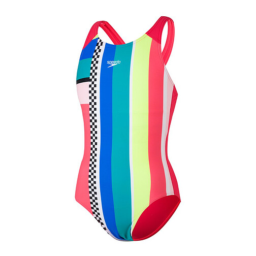 Speedo Купальник Digital Placement Junior Pulseback Red/Yellow