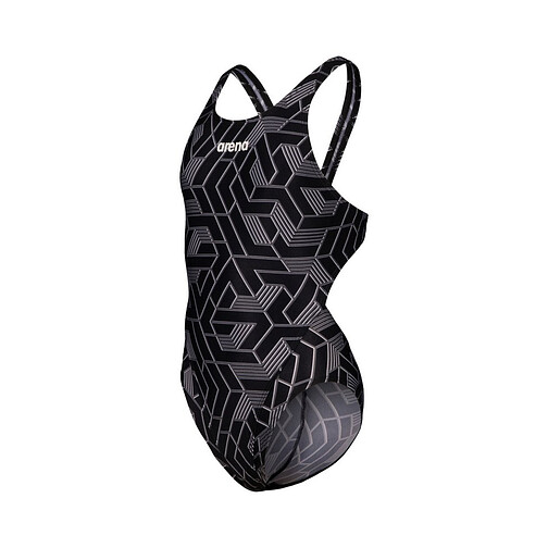 Arena Купальник спортивный ARENA ESCAPE SWIM TECH L JR black-team black