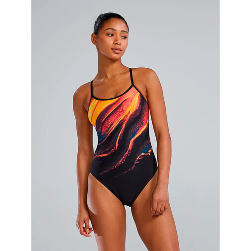 TYR Купальник Vesuvius Trinityfit blk/org