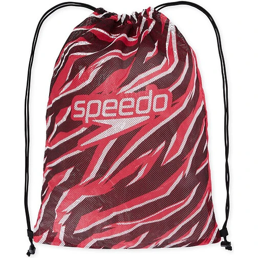 Speedo Мешок-рюкзак Printed Mesh Bag red/black Speedo Мешок-рюкзак Printed Mesh Bag red/black