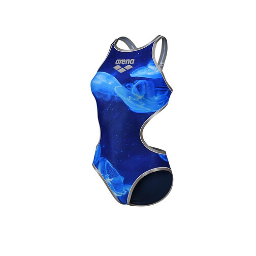Arena Купальник ARENA ONE FLOATING TECH BACK silv-wh-navy multi