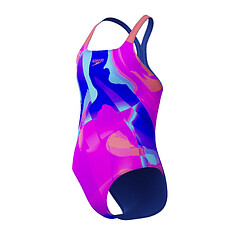 Speedo Купальник детский Girls Digital Allover Powerback Swimsuit Pink