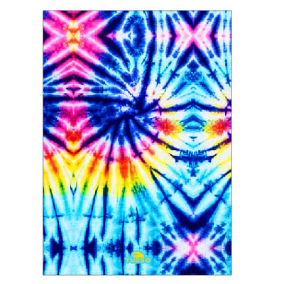 TURBO Полотенце из микрофибры TERRY SWIRL 145x100cm royal