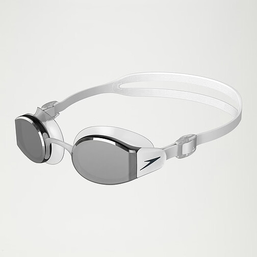 Speedo Очки для плавания Mariner Pro Mirror Goggle White/Grey