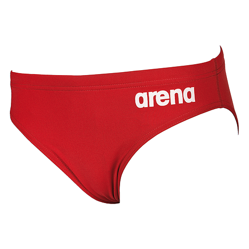 Arena Плавки Solid Brief Jr Red-White