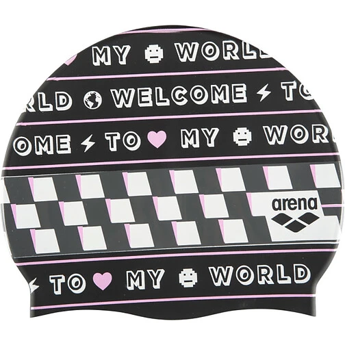 Arena Шапочка для плавания Print 2 AW20 Welcome Black