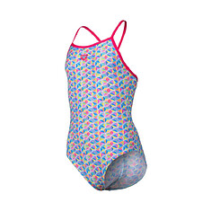 Arena Купальник ARENA STARFISH JR LIGHTDROP BACK L fr ros-wh mlt