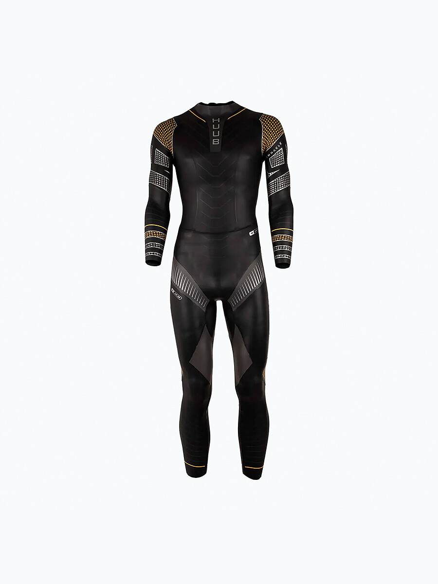 HUUB Гидрокостюм для открытой воды Pinnacle Silver/Yellow