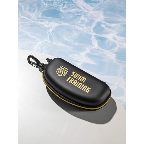 SwimTraining Чехол для очков ST Черный-Золотой