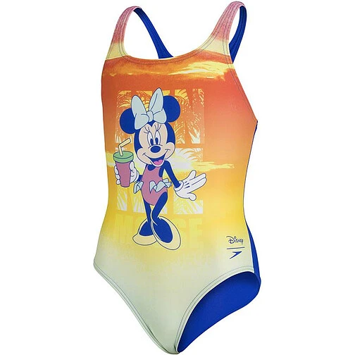 Speedo Купальник Disney Minnie Mouse Medalist Junior Blue/Orange