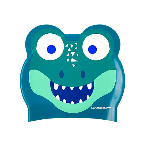 Speedo Шапочка для плавания Plain Moulded Silicone Junior Crocodile