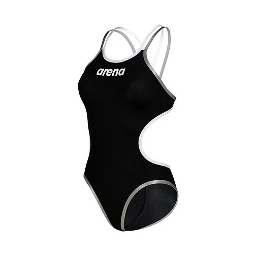 Arena Купальник ARENA ONE DOUBLE CROSS BACK black-white-silver