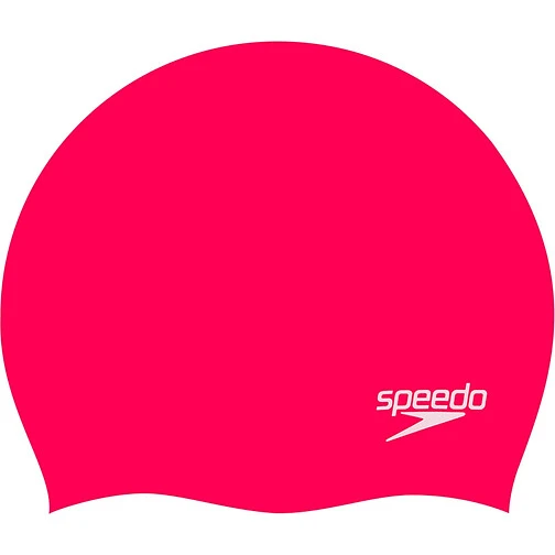 Speedo Шапочка для плавания Plain Moulded Silicone Cap Pink