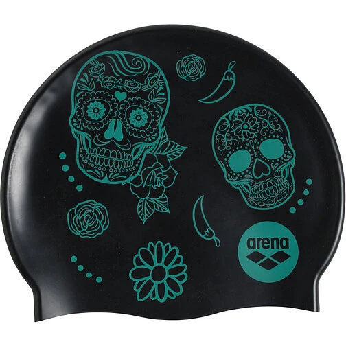 Arena Шапочка для плавания PRINT JR crazy skulls carnival