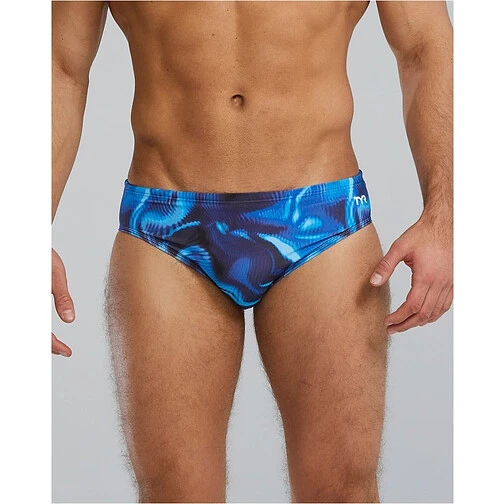 TYR Плавки Waveform Durafast Elite Brief Blue