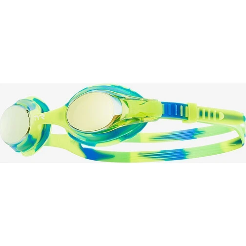 TYR Очки для плавания Swimple Tie-Dye Mirrored Junior gold/green