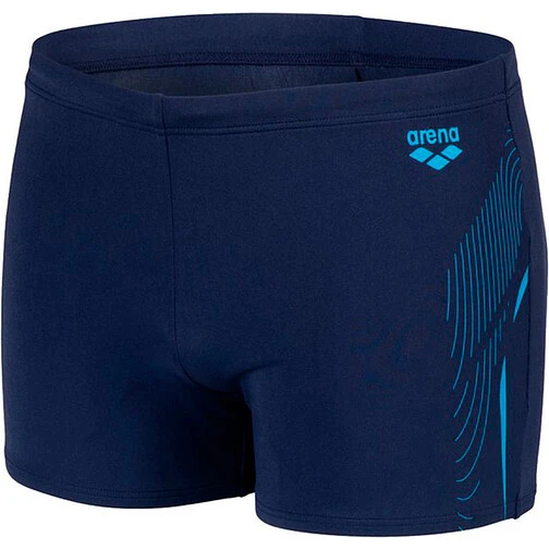 Arena Плавки спортивные SWIM SHORT GRAPHIC MAXLIFE ECO navy-turquoise