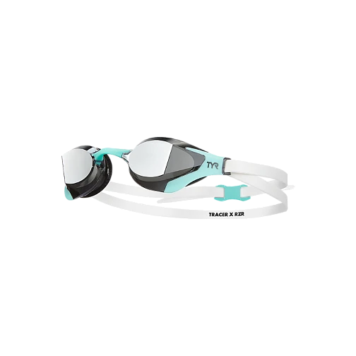 TYR Очки для плавания Tracer-X RZR Racing Mirrored Silver/Mint