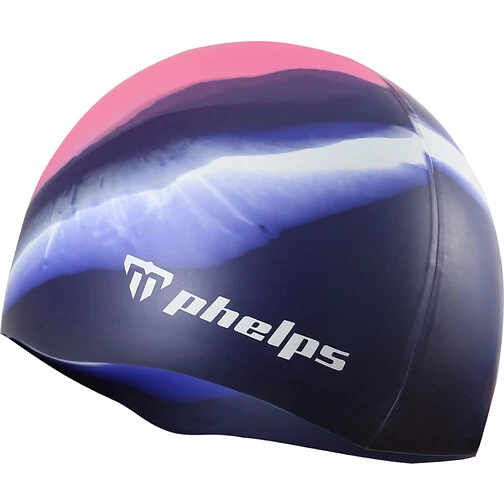Phelps Шапочка Classic Silicone Junior Pink/Navy