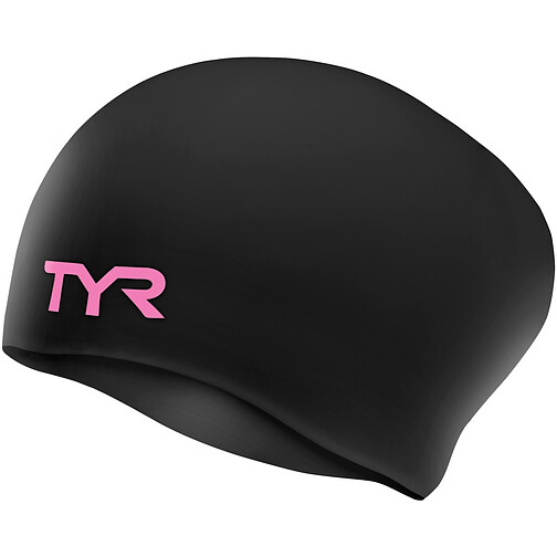 TYR Шапочка для длинных волос TYR Pink Long Hair Black/Pink
