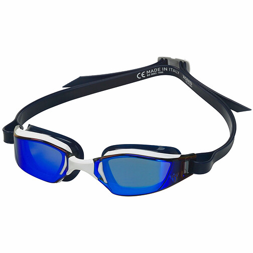 Phelps Очки для плавания XCEED Titanium Mirrored Blue-White-Black