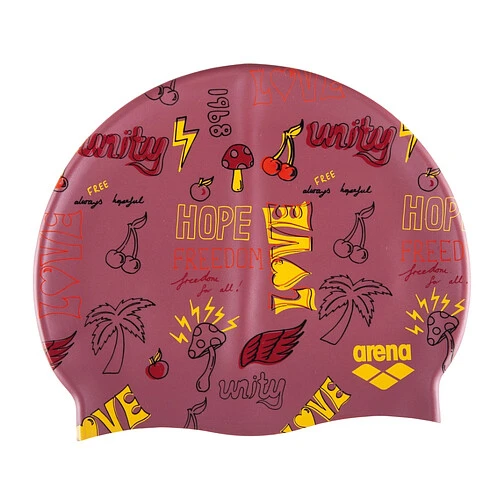 Arena Шапочка для плавания Print 2 AW20 Freedom Nectarine