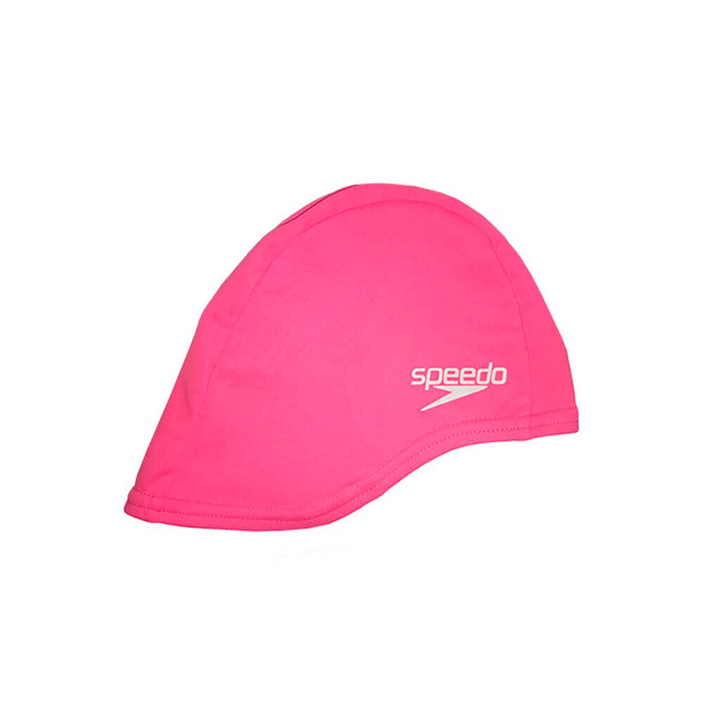 Speedo Шапочка для плавания тканевая Junior Polyester Cap pink