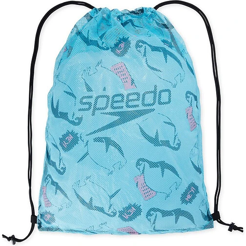 Speedo Мешок-рюкзак Printed Mesh Bag blue/pink