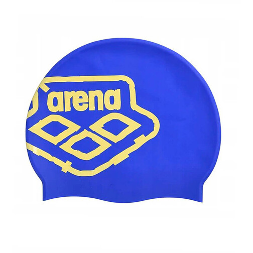 Arena Шапочка для плавания TEAM STRIPE CAP neon-blue-butter