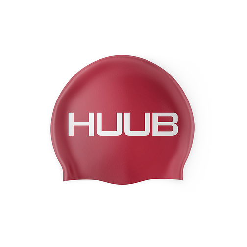 HUUB Шапочка для плавания Silicone Swim Cap Shiny-Red
