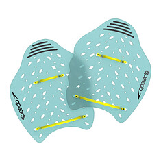 Speedo Лопатки для плавания Power Plus Paddles Arctic Glass