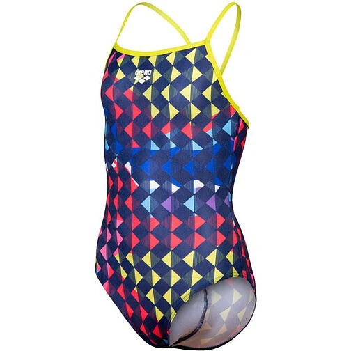 Arena Купальник CARNIVAL JR LIGHTDROP BACK soft green-multi