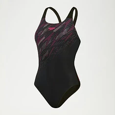 Speedo Купальник HyperBoom Muscleback Swimsuit Black/Pink