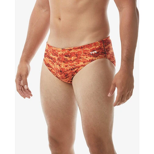 TYR Плавки спортивные AGRAN RACER Black/Orange