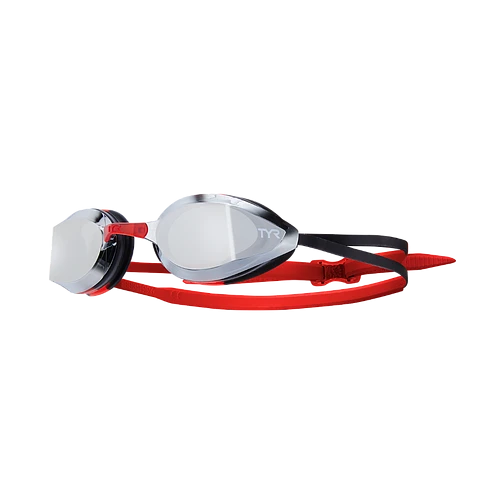 TYR Очки для плавания Edge-X Racing Mirrored Silver/Red