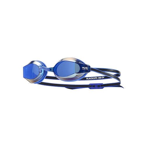 TYR Очки для плавания Women's Black Ops 140 EV Mirrored Racing Blue/Black