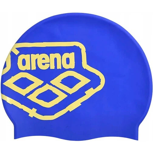 Arena Шапочка для плавания TEAM STRIPE CAP neon-blue-butter