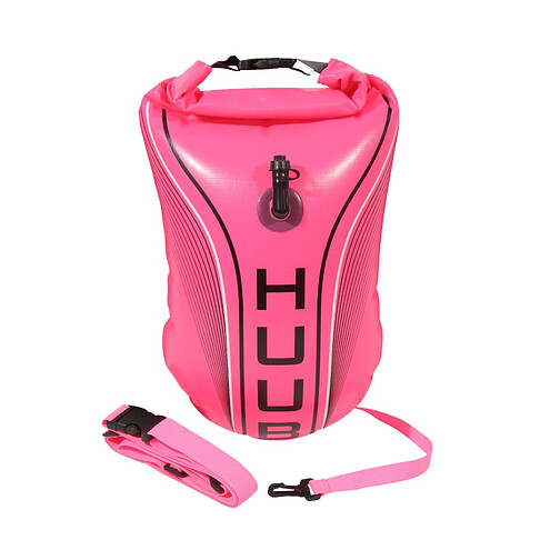 HUUB Буй опознавательный для плавания на открытой воде Safety Tow Float Pink