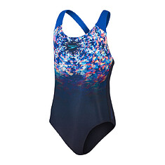 Speedo Купальник Digital Placement Splashback Girls NAVY/BLUE