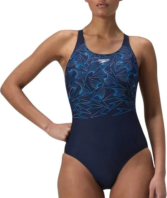 Speedo Спортивный купальник Hyperboom Placement Muscleback Blue