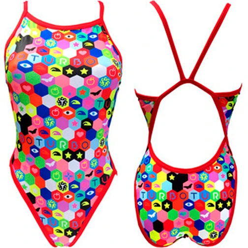 TURBO Купальник HEXA FLOUR (REVOLUTION) print